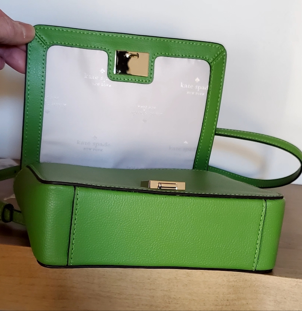 Kate Spade Patterson Dr. Turtle Green Convertible Mini Bag, NWT - Picture 9 of 16